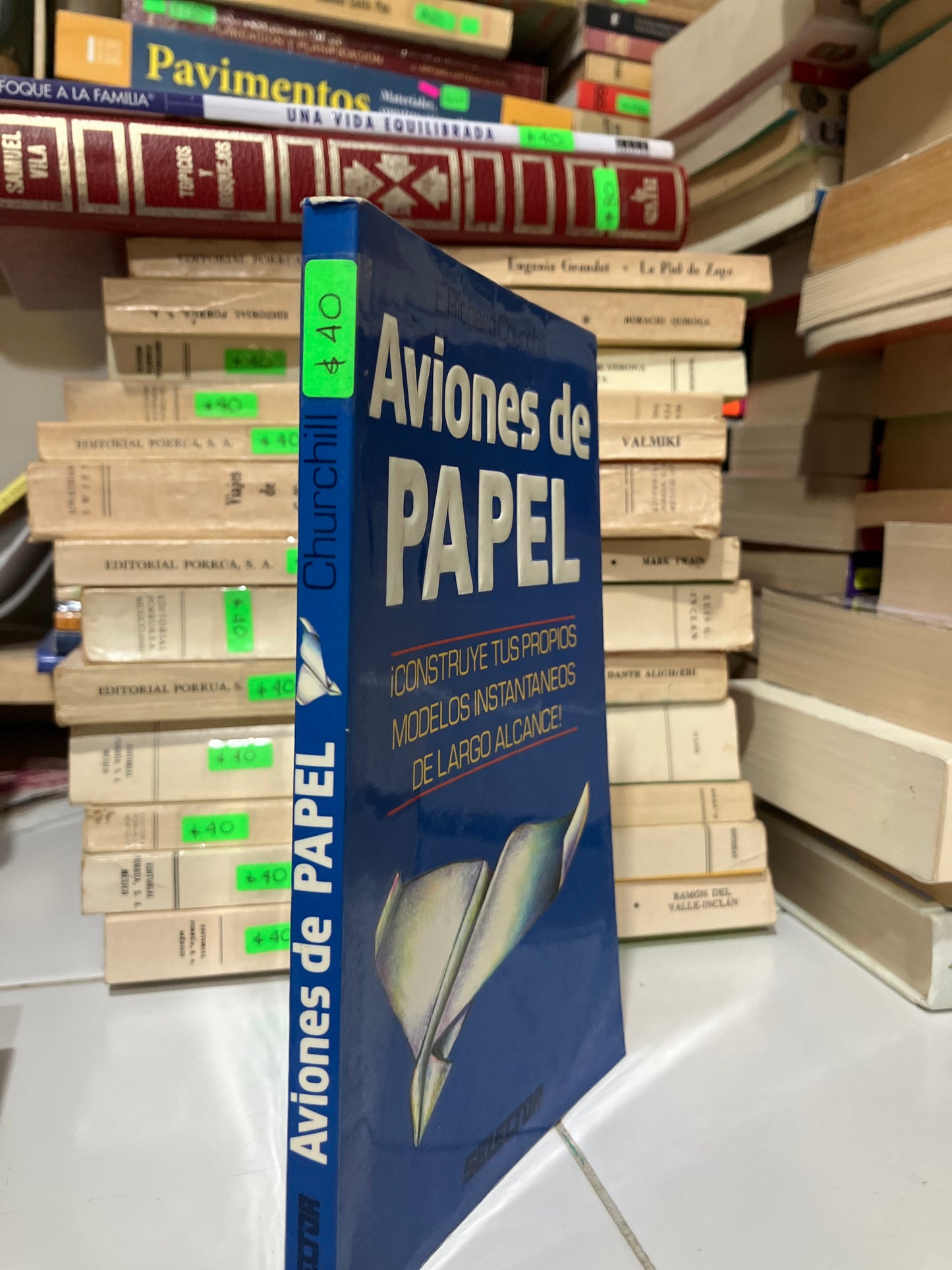 AVIONES DE PAPEL POR RICHARD CHURCHILL USADO INFANTIL JUAREZ