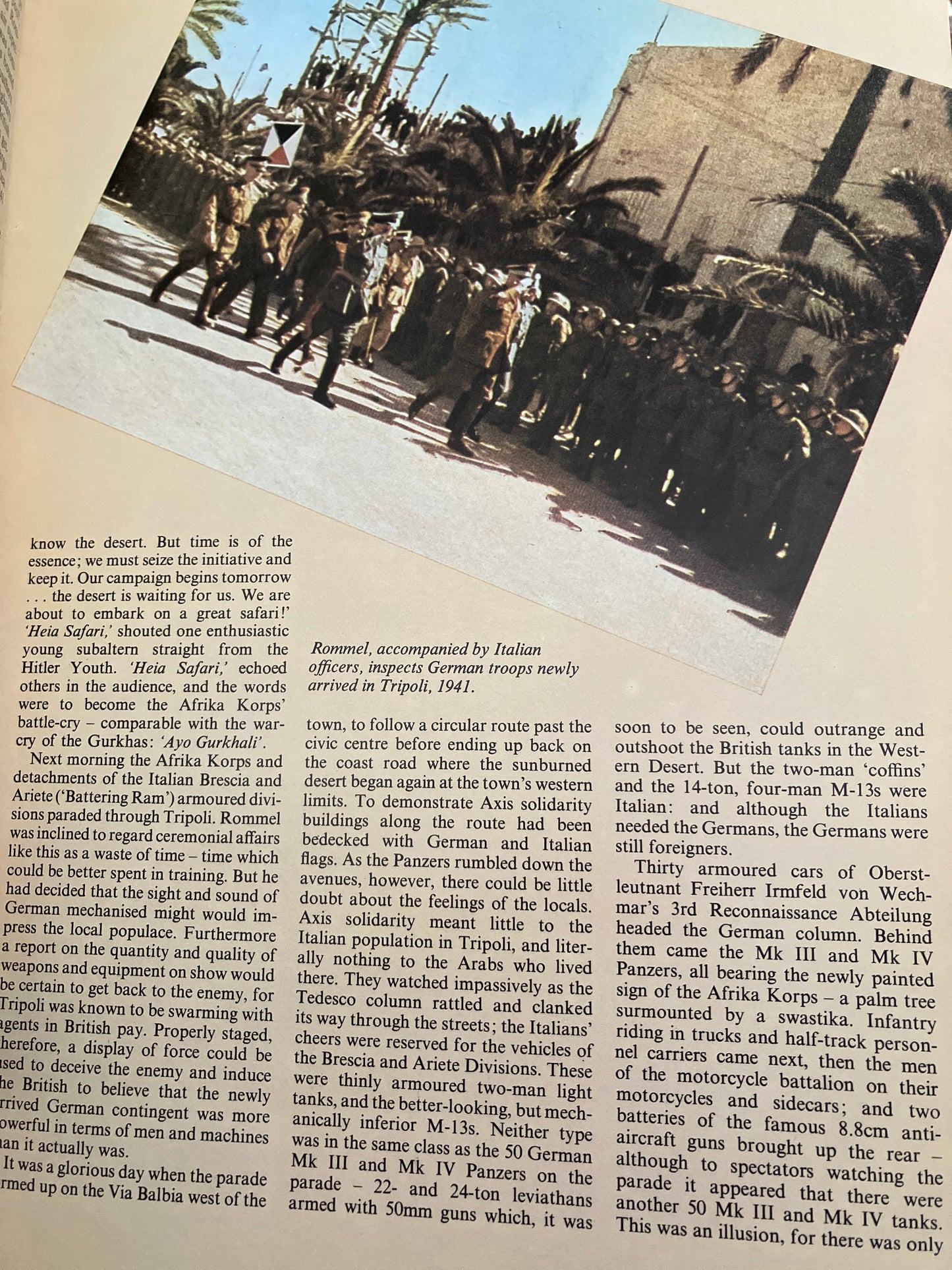 AFRIKA KORPS BY A J BARKER USADO HISTORIA ALDAMA