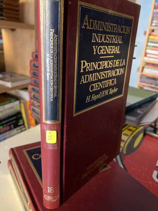 ADMINISTRACIÓN INDUSTRIAL Y GENERAL POR H FAYOL USADO ADMINISTRACIÓN LITERARIO 207