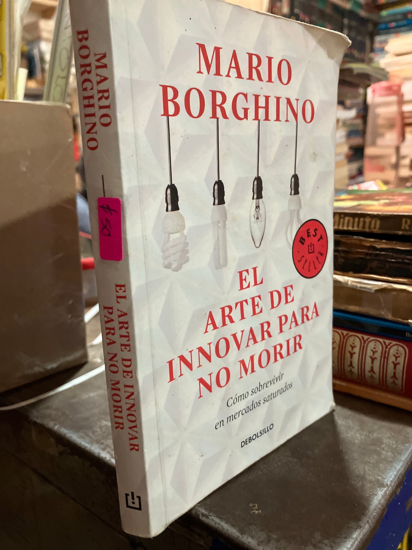 EL ARTE DE INNOVAR PARA NO MORIR POR MARIO BORGHINO USADO NOVELAS ALDAMA