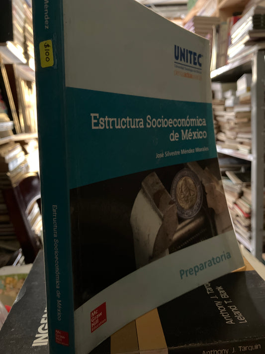 ESTRUCTURA SOCIOECONÓMICA DE MÉXICO POR JOSE SILVESTRE MÉNDEZ MORALES USADO ADMINISTRACIÓN LITERARIO 207