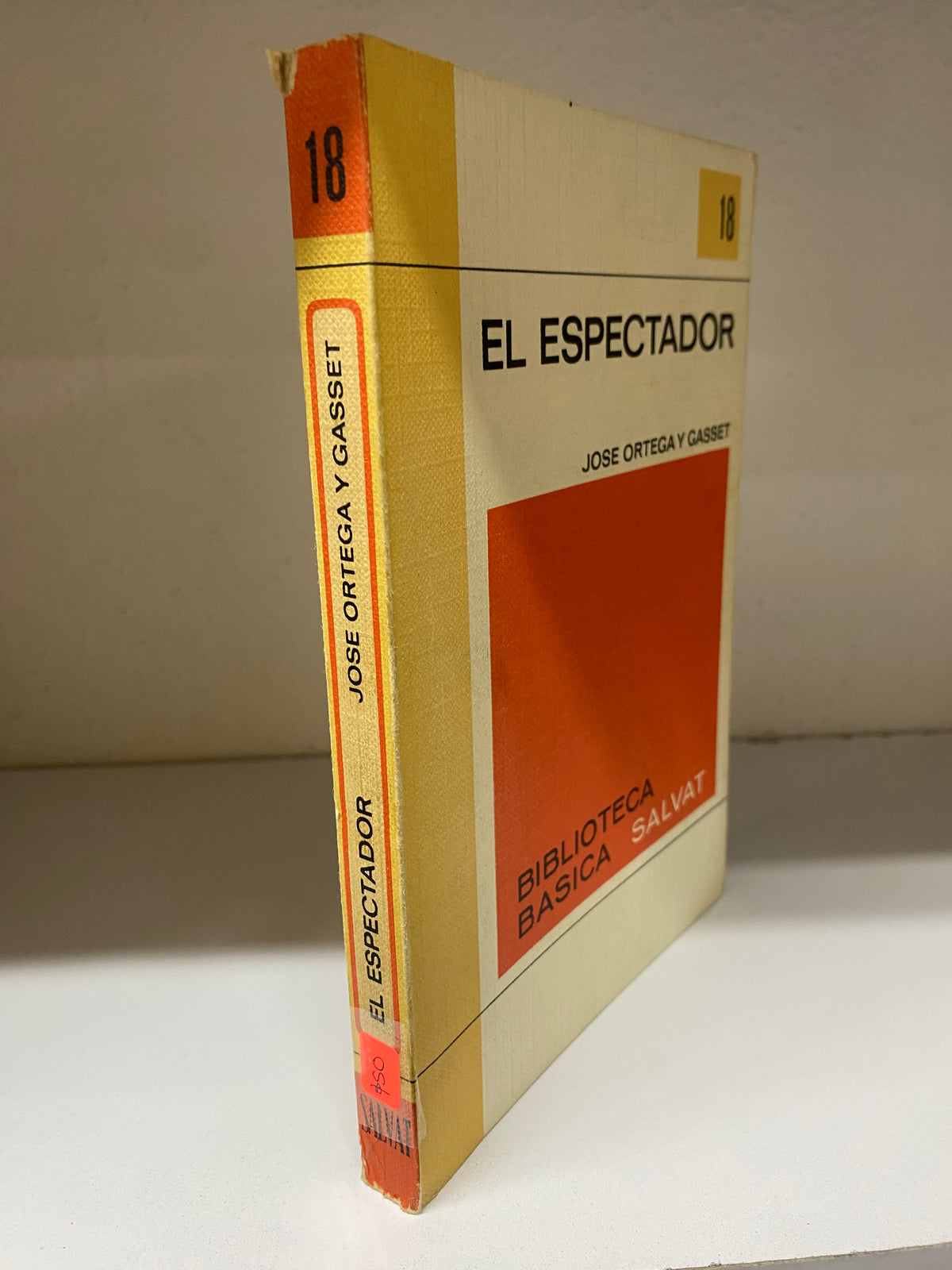 EL ESPECTADOR JOSE ORTEGA Y GASSET USADO NOVELAS JUAREZ 515