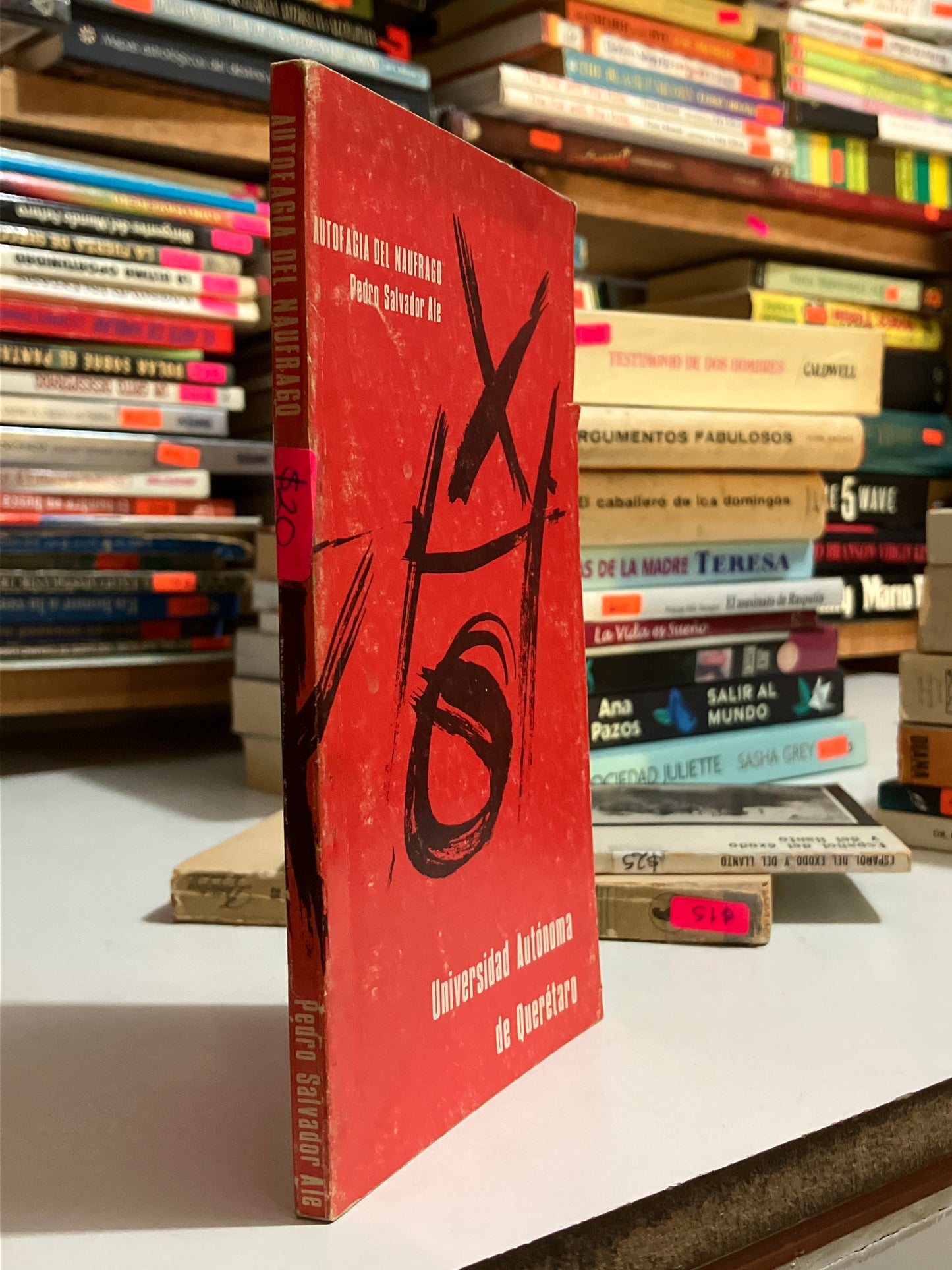 AUTOFAGIA DEL NAUFRAGO POR PEDRO SALVADOR ALE USADO NOVELAS JUAREZ