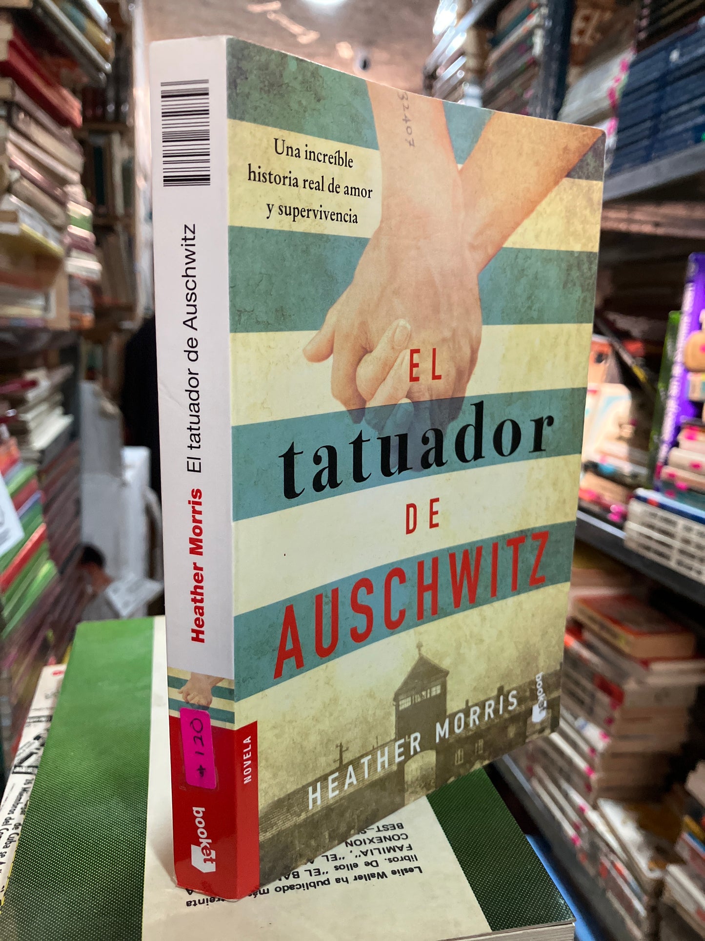EL TATUADOR DE AUSCHWITZ POR HEATHER MORRIS USADO NOVELAS ALDAMA