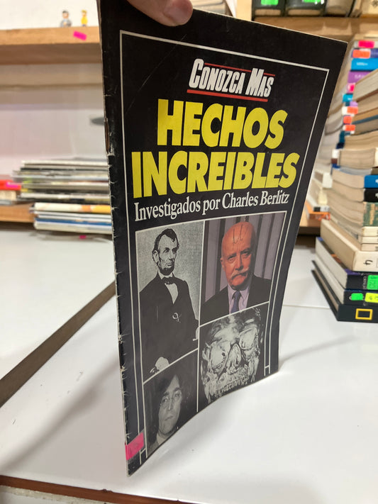 HECHOS INCREÍBLES INVESTIGADOS POR CHARLES BERLITZ USADO CIENCIA JUAREZ
