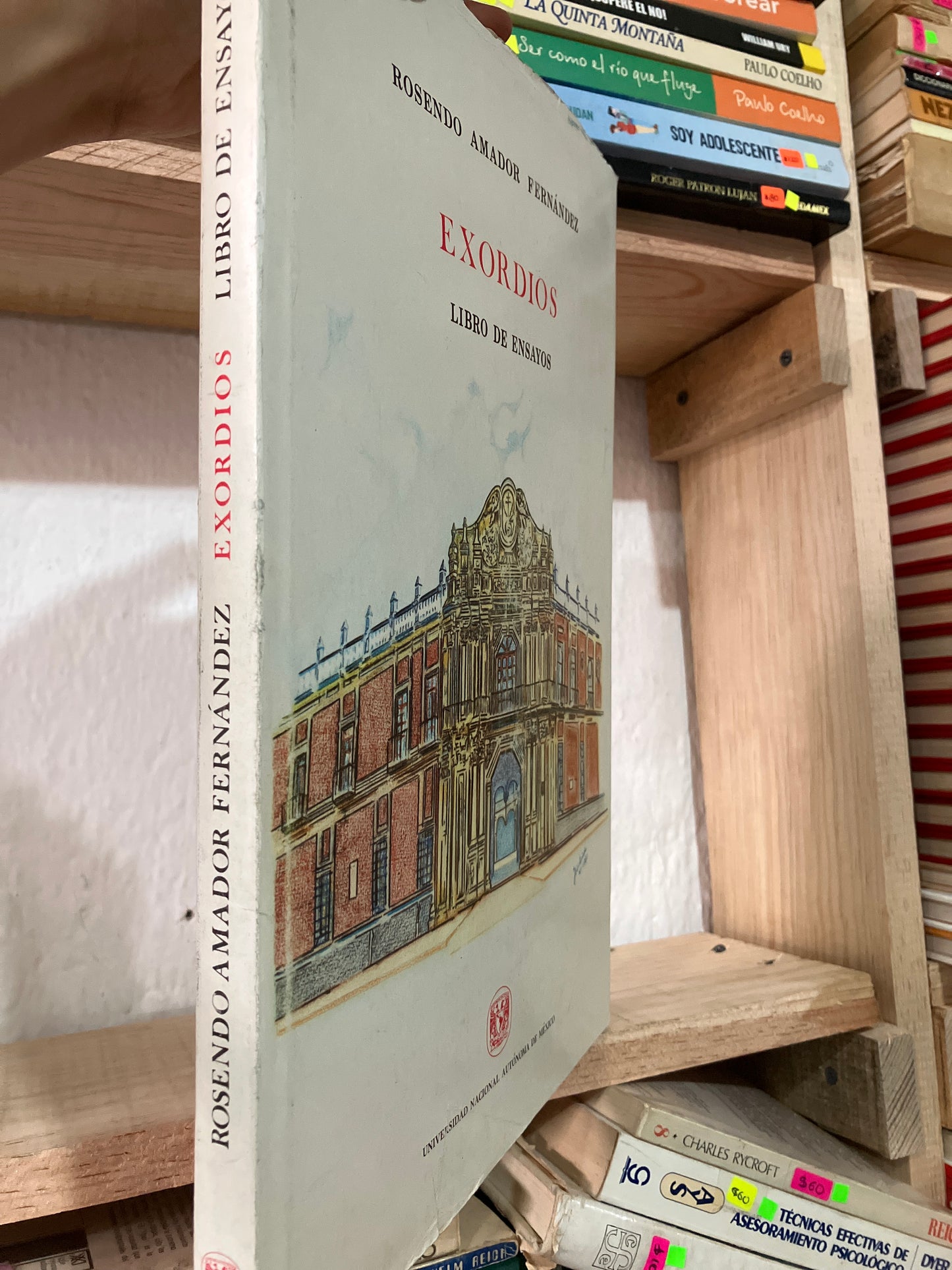EXORDIOS LIBRO DE ENSAYOS POR ROSENDO AMADOR FERNANDEZ USADO ANTIGUOS ALDAMA