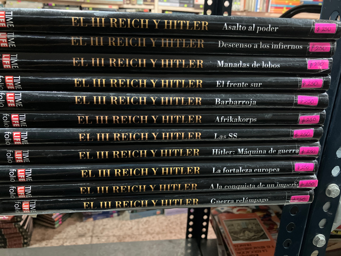 EL III REICH Y HITLER ONCE TOMOS USADO HISTORIA ALDAMA