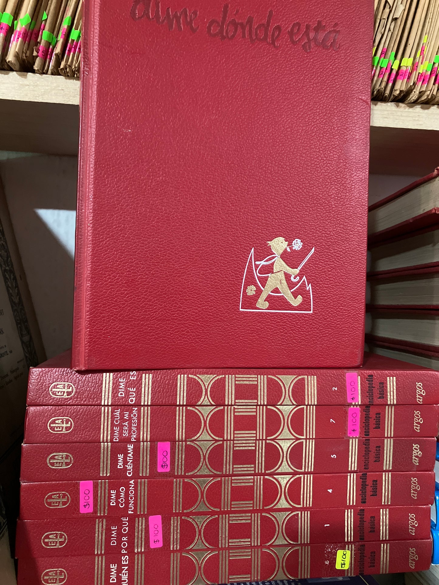 ENCICLOPEDIA BÁSICA 7 TOMOS USADO INFANTILES ALDAMA