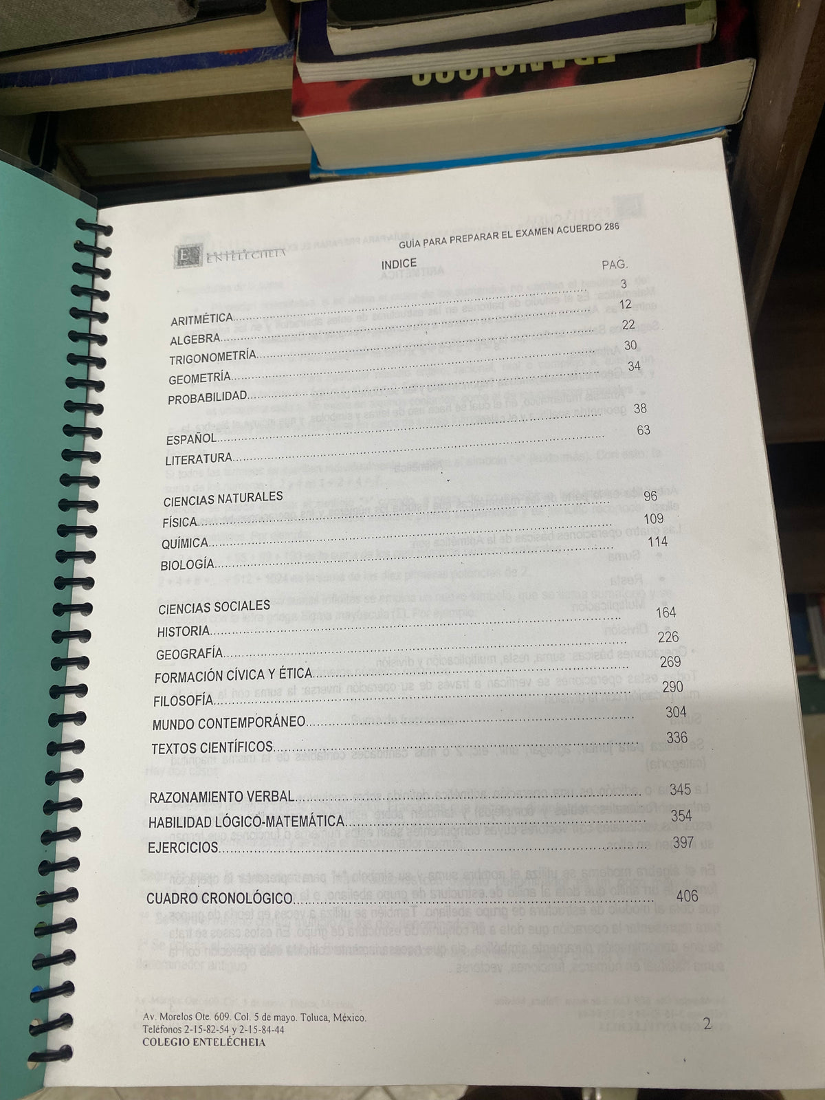 GUIA PARA PREPARAR EL EXAMEN ACUERDO 286 USADO MATEMATICAS JUAREZ 515