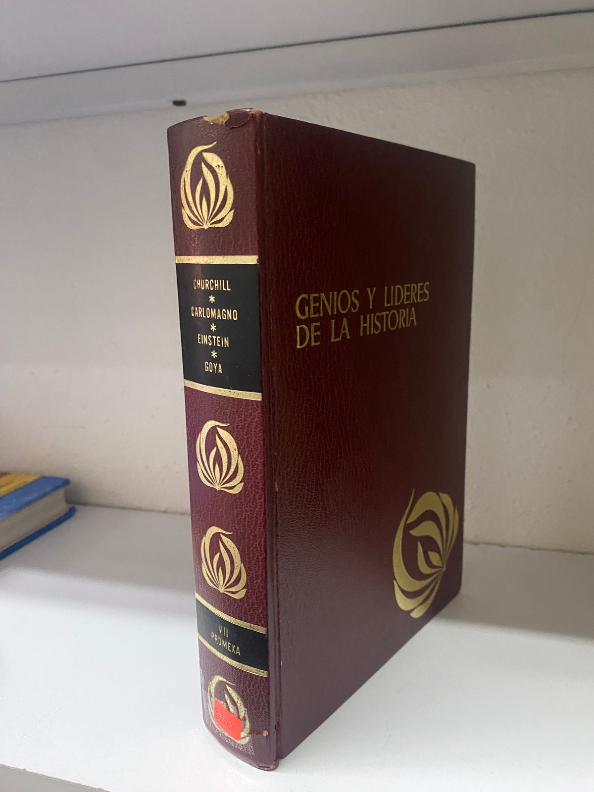 GENIOS Y LIDERES DE LA HISTORIA CHURCHILL EINSTEIN GOYA USADO  HISTORIA JUAREZ 515