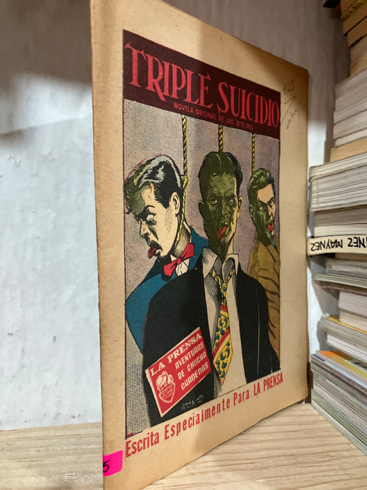 TRIPLE SUICIDIO POR LEO DOLMO USADO ANTIGUOS ALDAMA