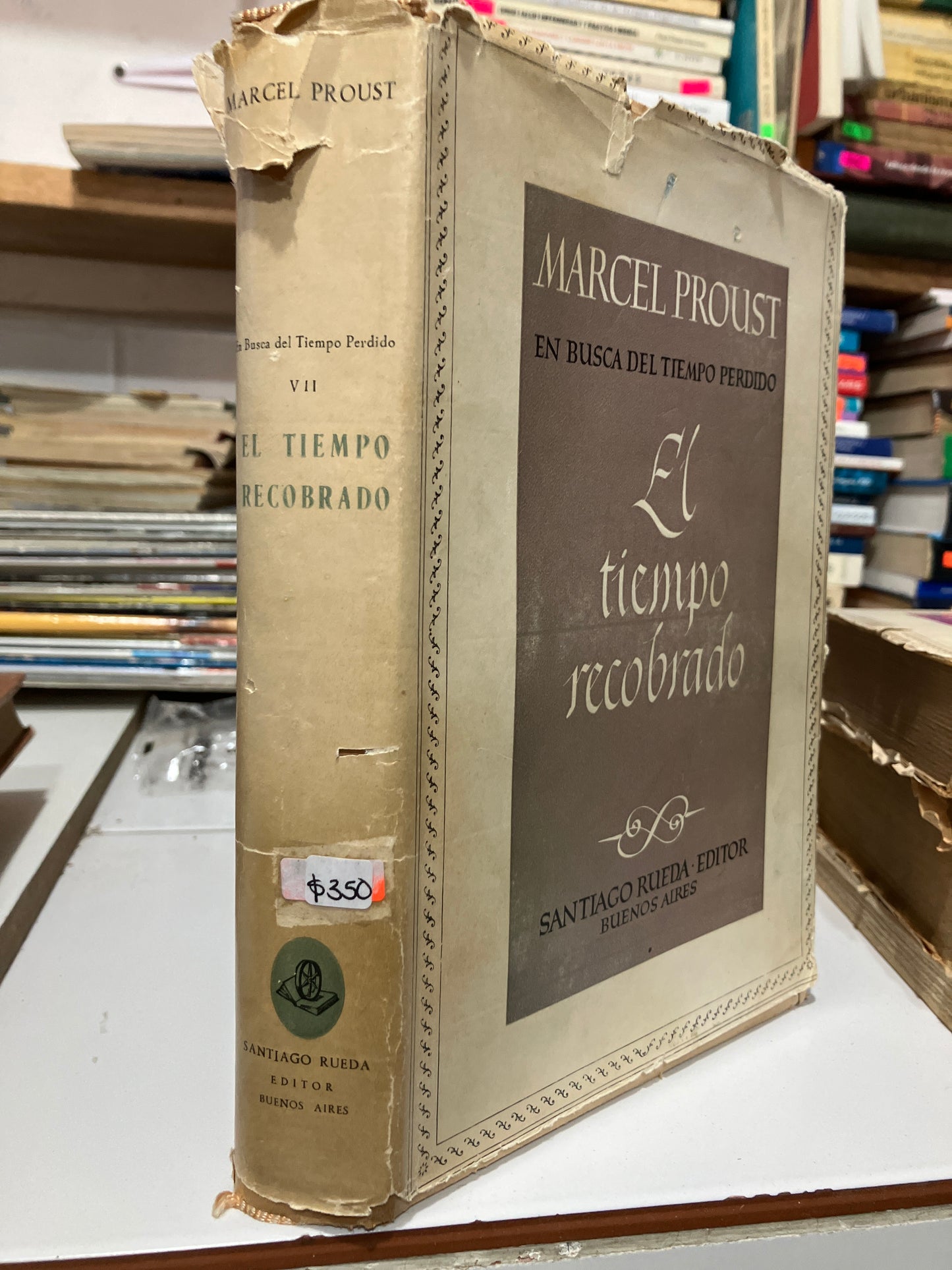 EN BUSCA DEL TIEMPO PERDIDO VII EL TIEMPO RECOBRADO POR MARCEL PROUST USADO ANTIGUOS JUAREZ
