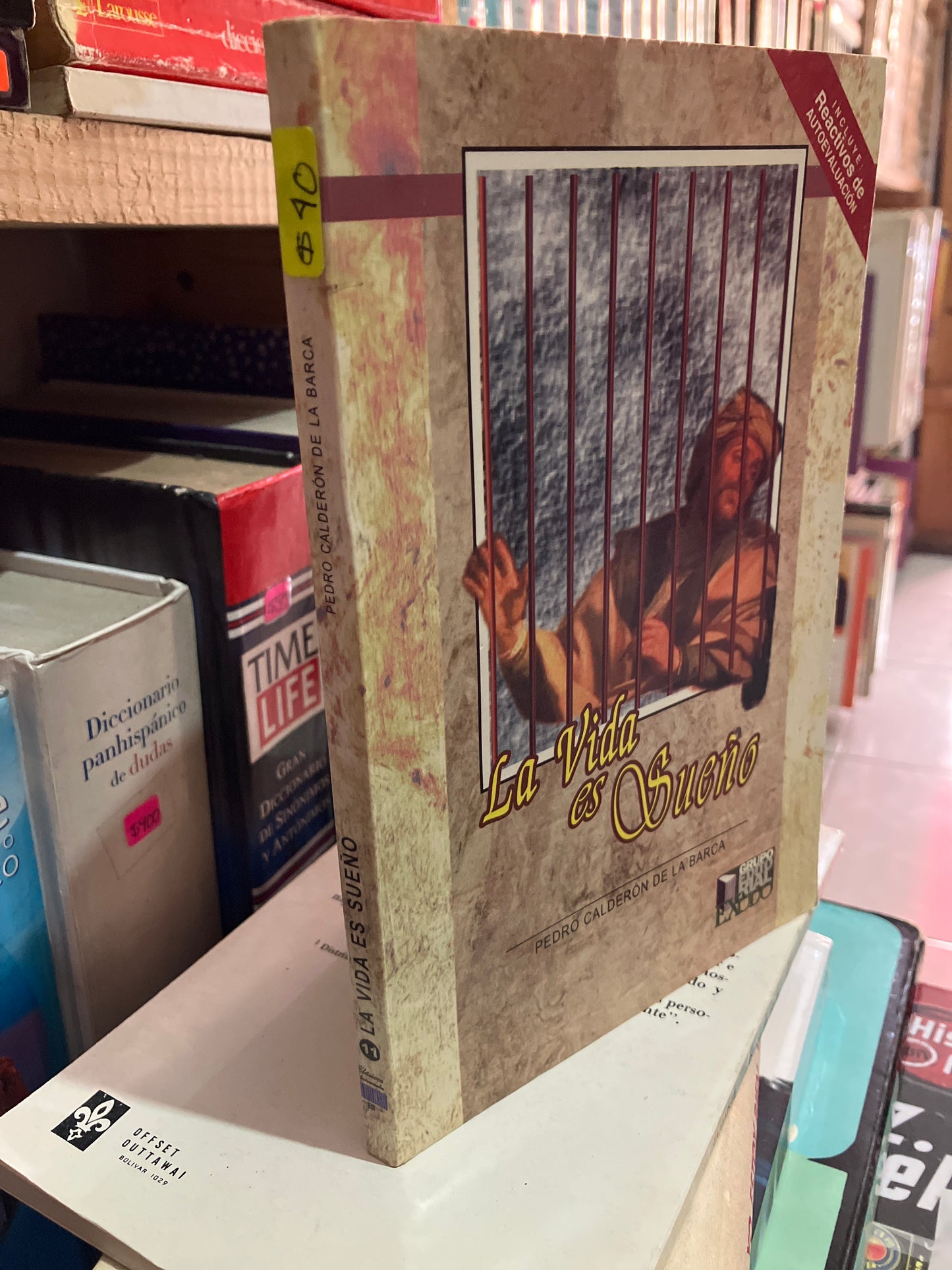 LA VIDA ES SUEÑO POR CALDERÓN DE LA BARCA USADO NOVELA LITERARIO 305