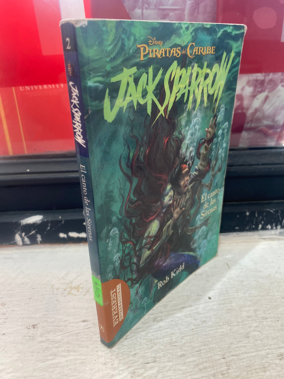 JACK SPARROW EL CANTO DE LAS SIRENAS POR ROB KIDD USADO INFANTIL JUAREZ 515