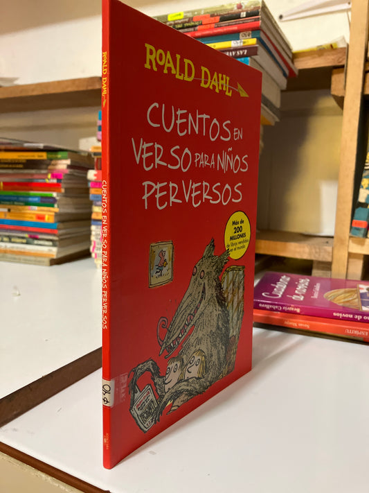 CUENTOS EN VERDO PARA NIÑOS PERVERSOS POR ROALD DAHL USADO INFANTILES JUAREZ