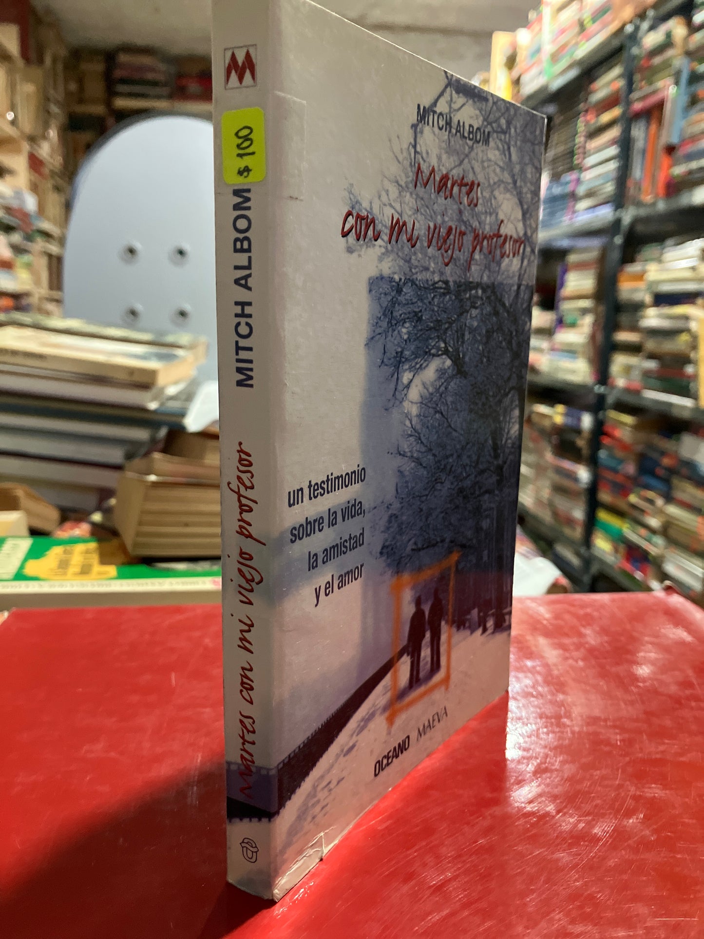 MARTES CON MI VIEJO PROFESOR POR MITCH ALBOM USADO NOVELA ALDAMA