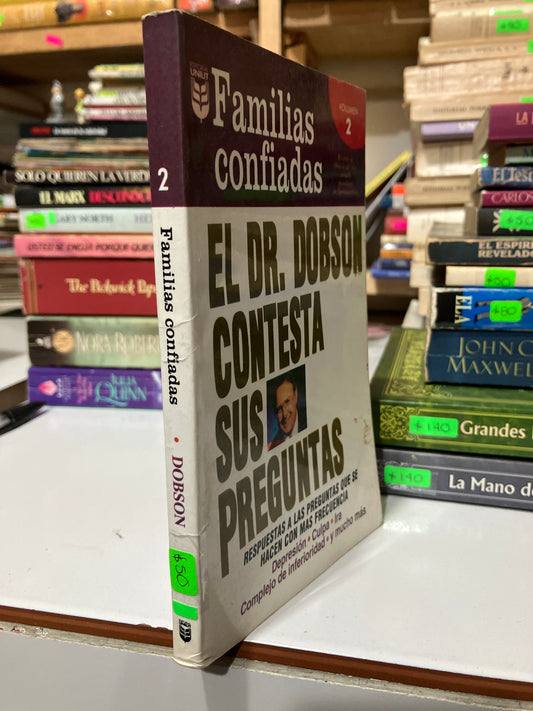 FAMILIAS CONFIADAS 2 POR DOCTOR DOBSON USADO SUPERACIÓN PERSONAL JUAREZ