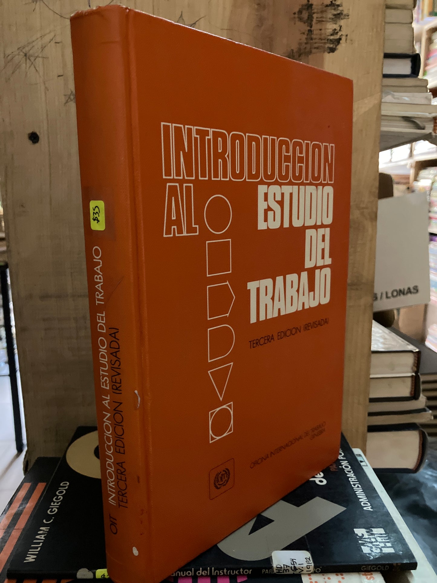 INTRODUCCIÓN AL ESTUDIO DEL TRABAJO TERCERA EDICIÓN USADO ADMINISTRACIÓN LITERARIO 207