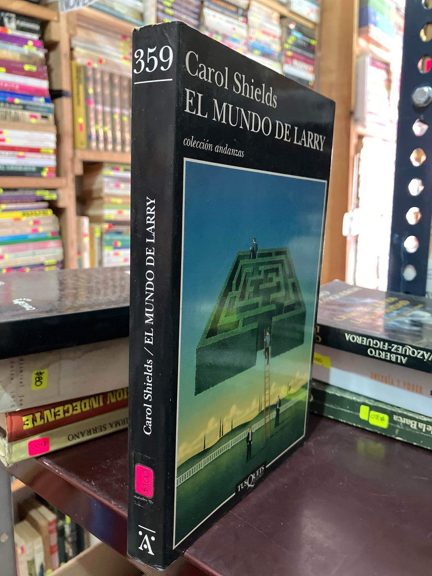 EL MUNDO DE LARRY POR CAROL SHIELDS USADO NOVELA LITERARIO 305