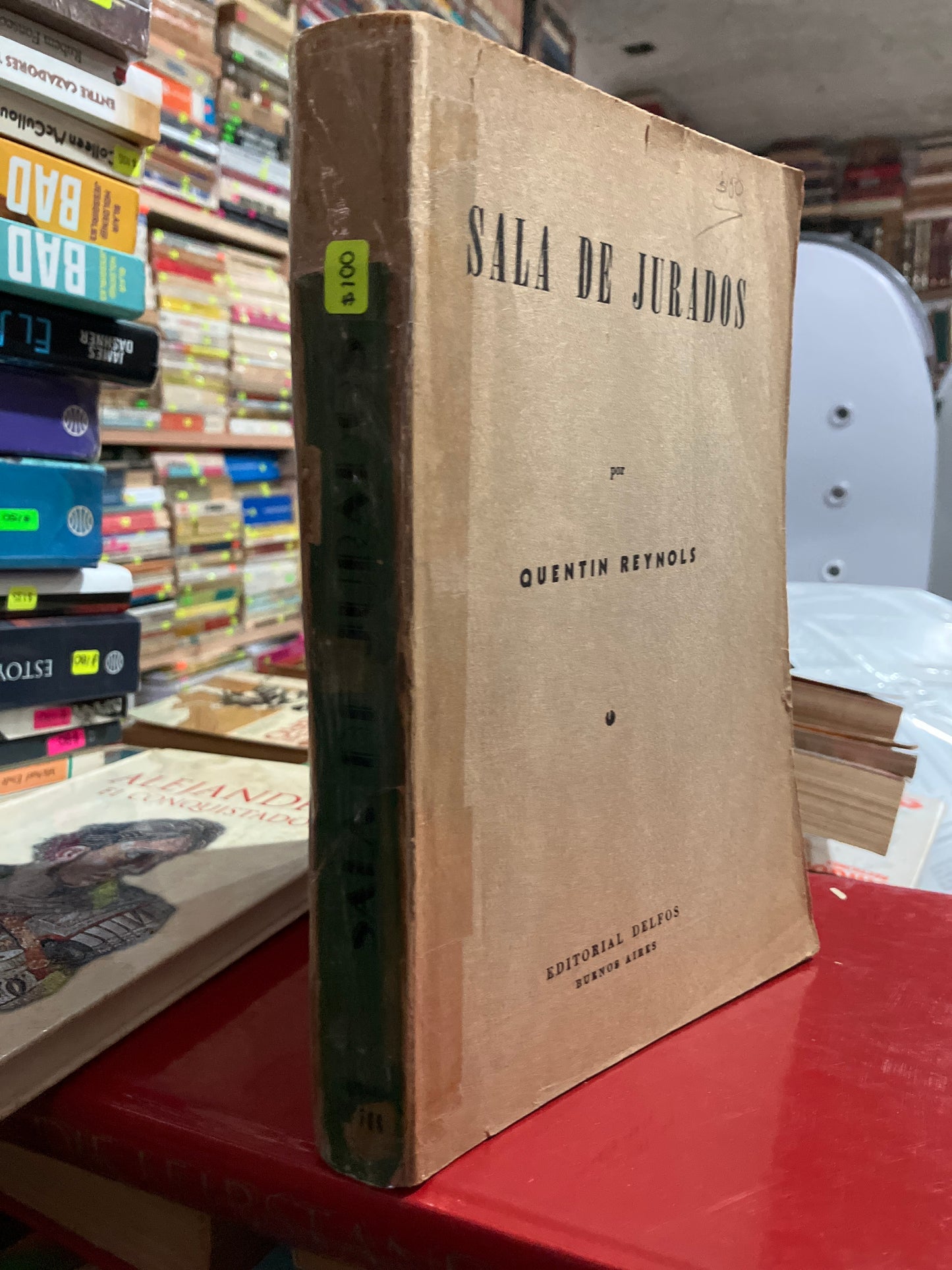 SALA DE JURADOS POR QUENTIN REYNOLS USADO NOVELA ALDAMA