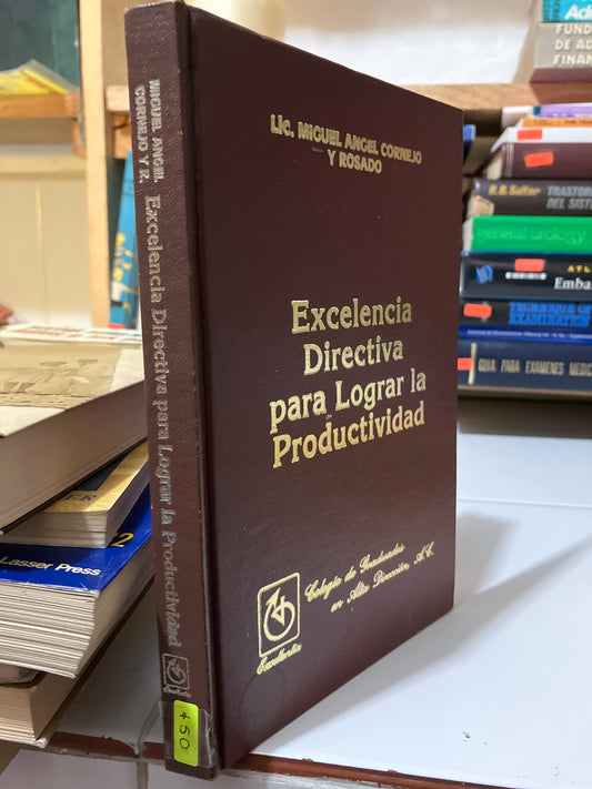 EXCELENCIA DIRECTIVA PARA LOGRAR LA PRODUCTIVIDAD USADO SUPERACIÓN PERSONAL JUAREZ