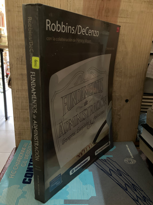 FUNDAMENTOS DE ADMINISTRACIÓN POR ROBBINS USADO ADMINISTRACIÓN LITERARIO 207