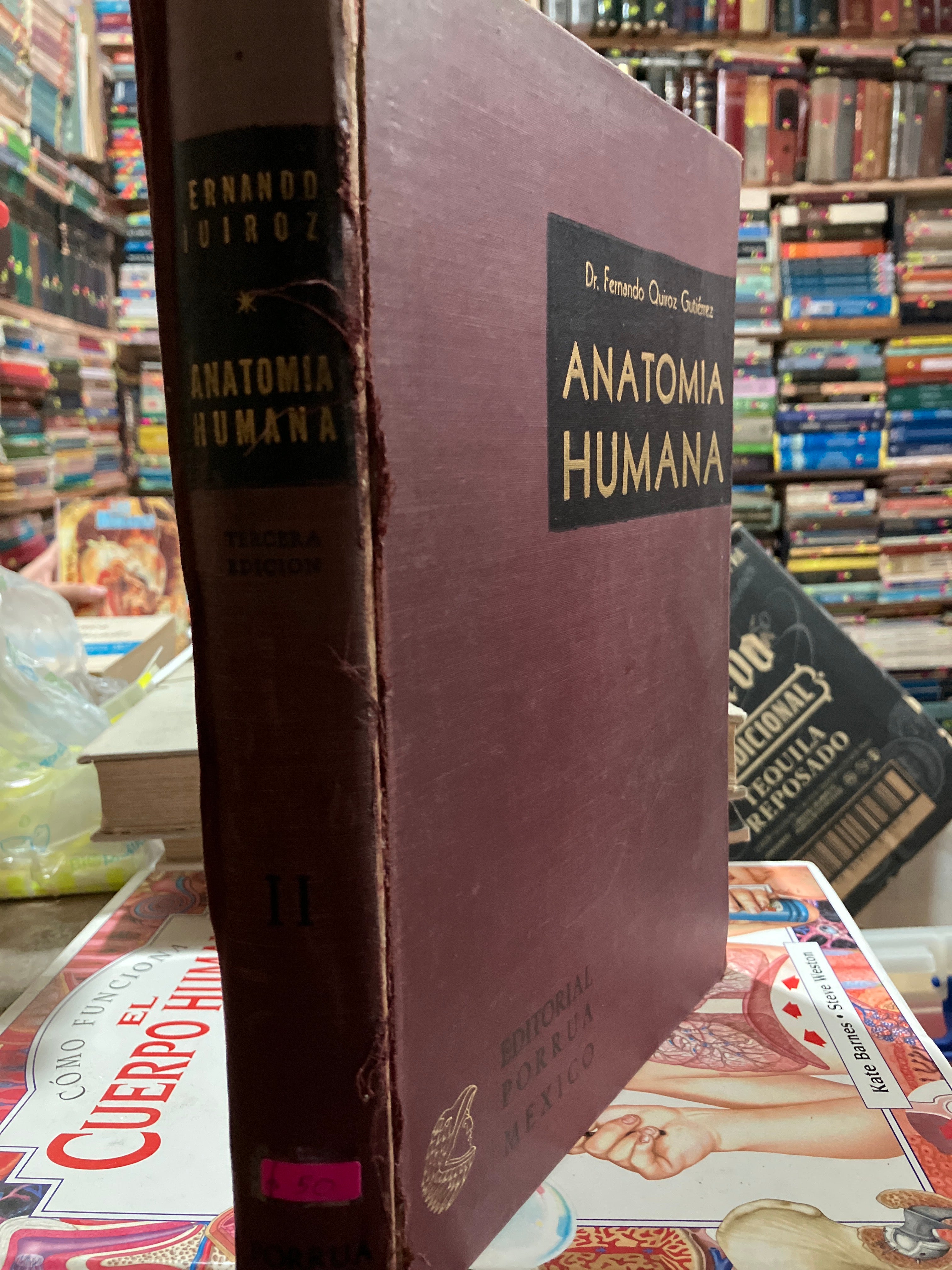 ANATOMÍA HUMANA POR DR FERNANDO QUIROZ GUTIÉRREZ USADO SALUD ALDAMA ...