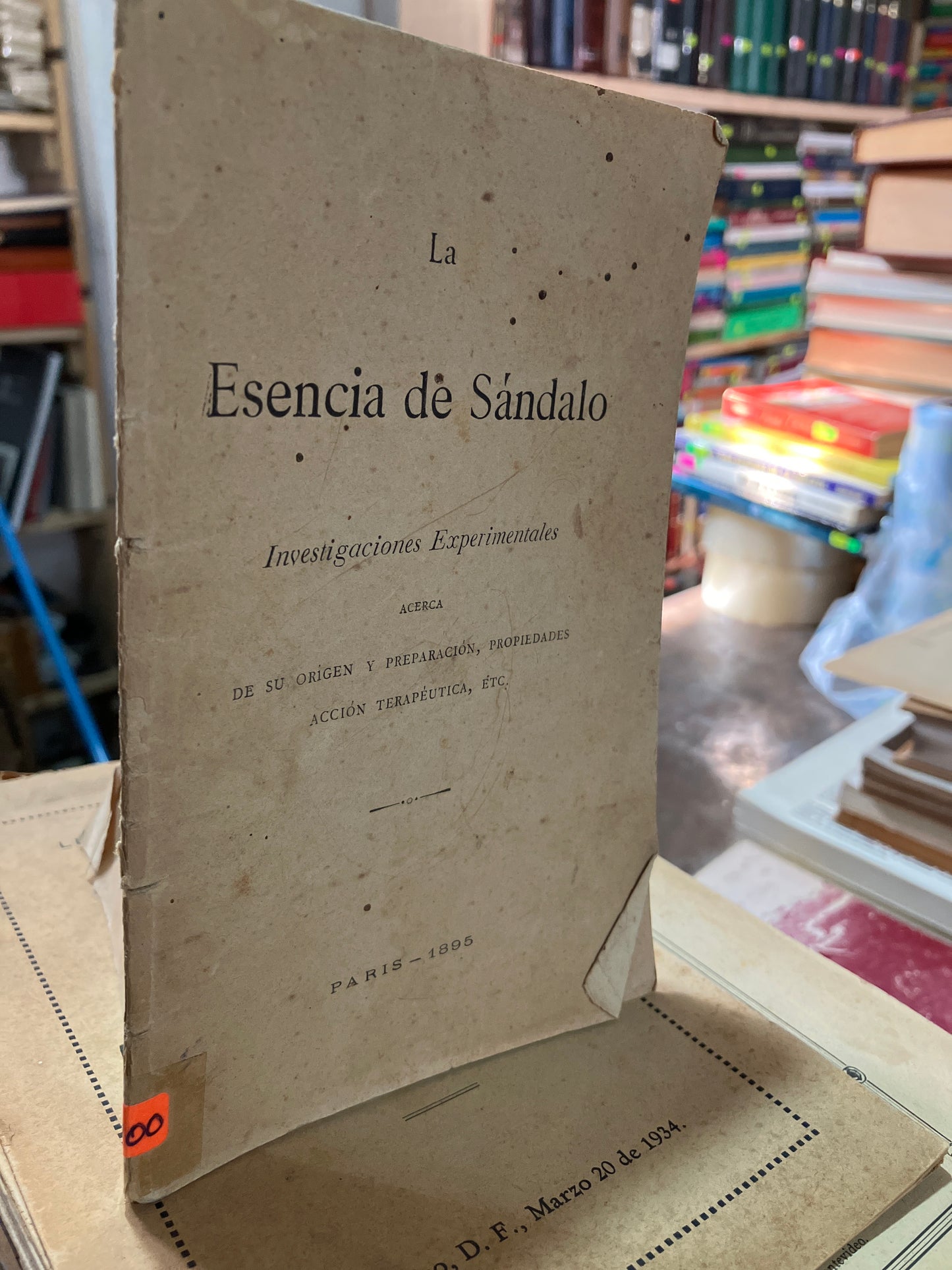 LA ESENCIA DE SÁNDALO 1895 USADO ANTIGUOS ALDAMA