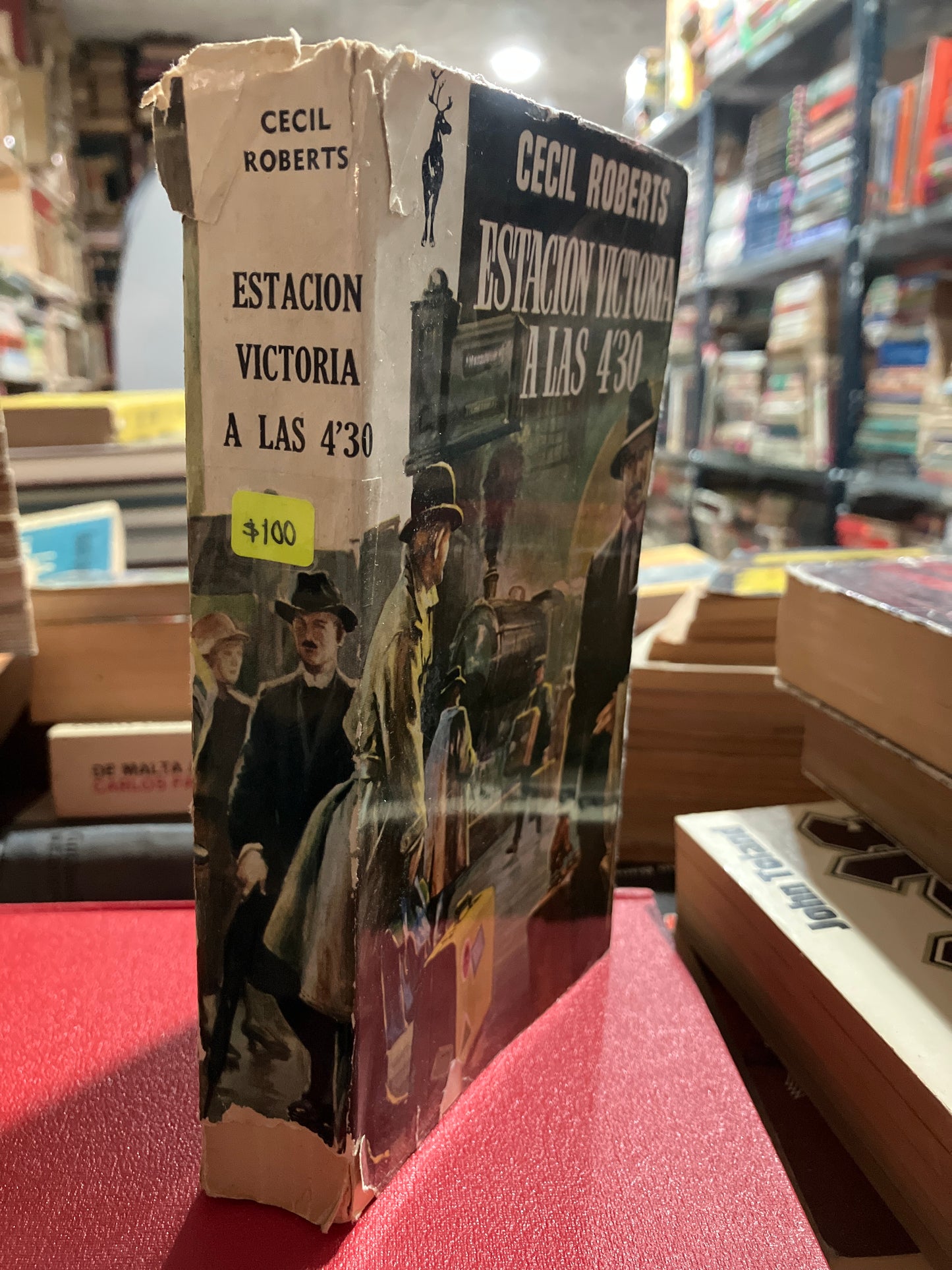ESTACION VICTORIA A LAS 430 POR CECIL ROBERTS USADO NOVELA ALDAMA