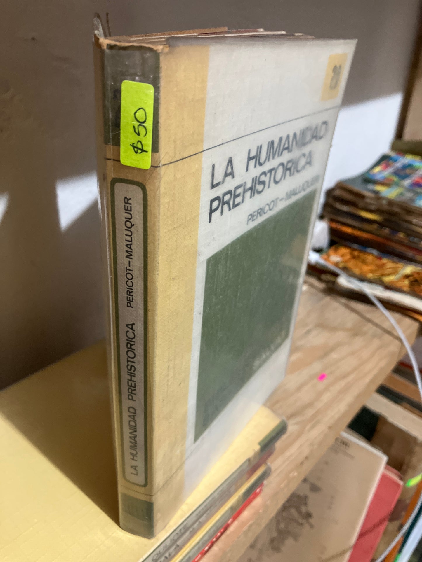 LA HUMANIDAD PREHISTÓRICA POR PERICOT USADO NOVELAS JUAREZ