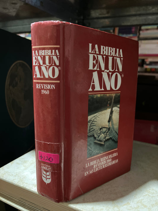 LA BIBLIA EN UN AÑO USADO RELIGIÓN ALDAMA