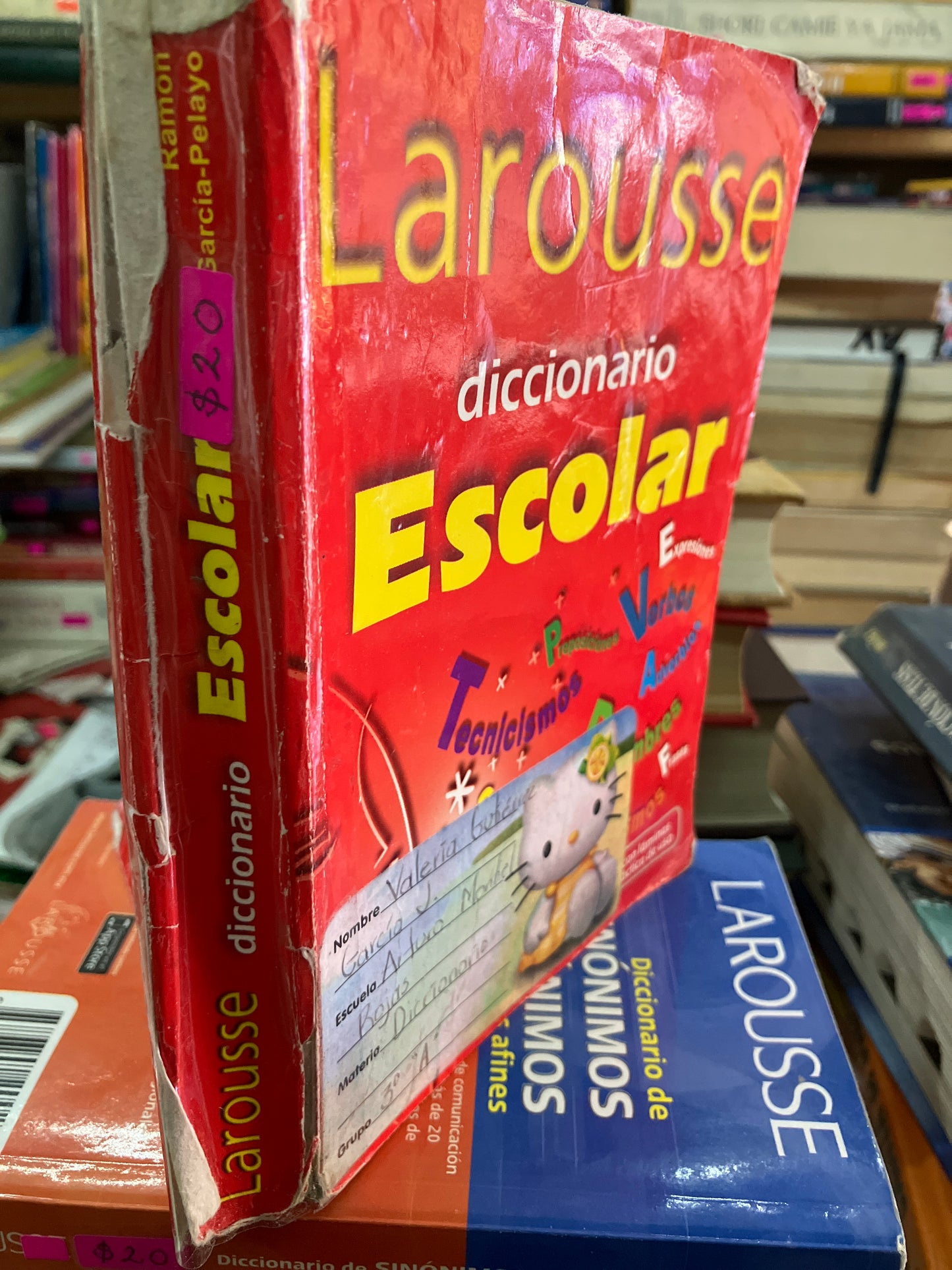LAROUSSE DICCIONARIO ESCOLAR USADO EDUCACION LITERARIO 207