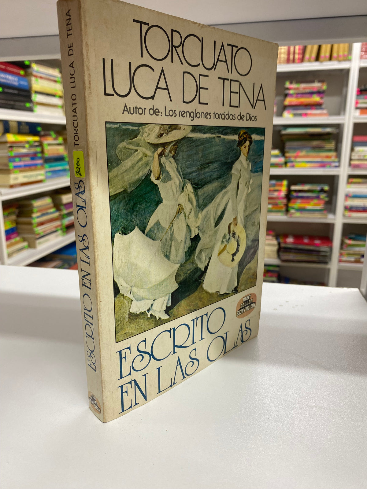 TORCUATO LUCA DE TENA ESCRITO EN LAS OLAS USADO NOVELA JUAREZ 515