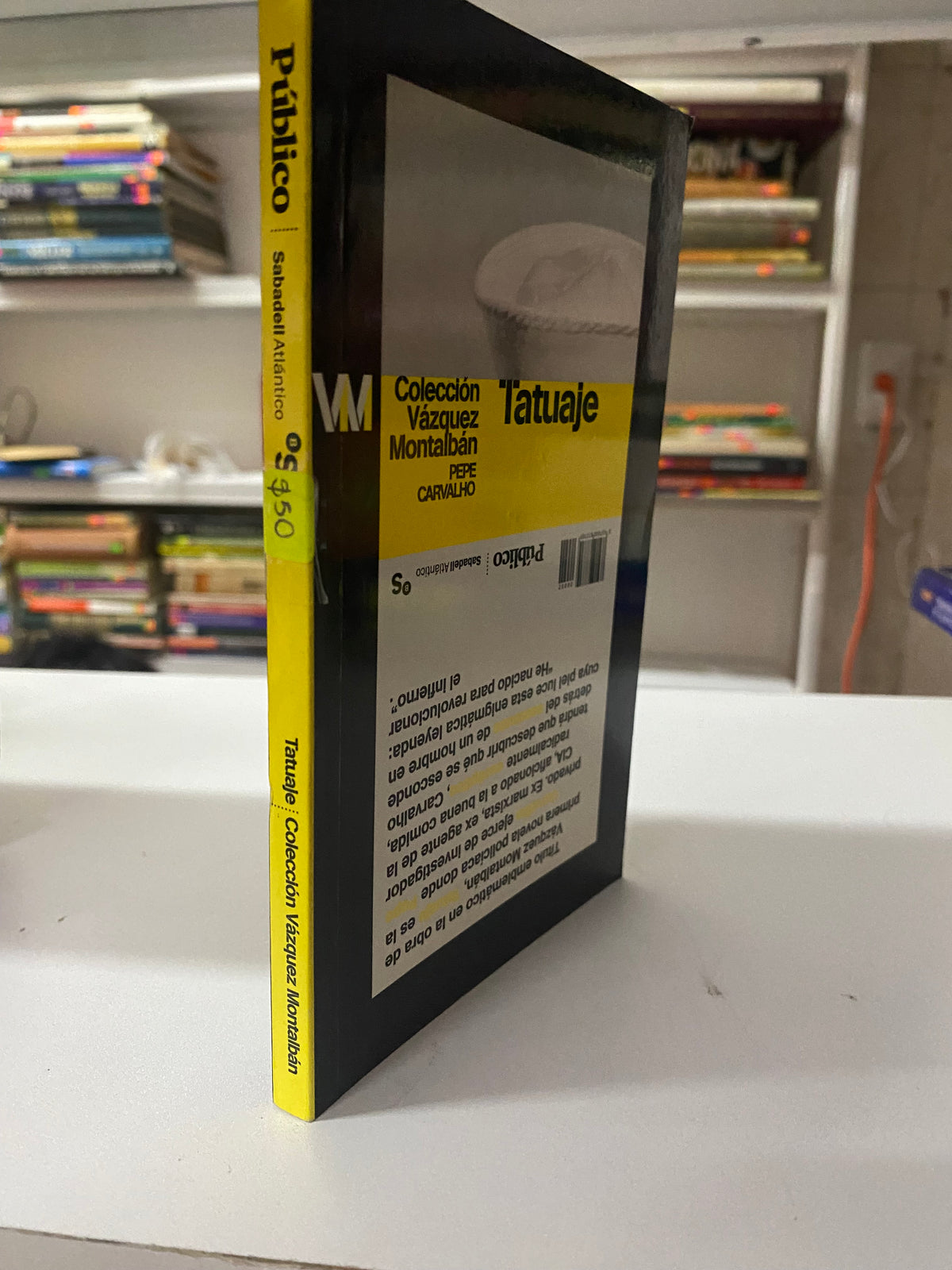 TATUAJE COLECCION VAZQUEZ MONTALBAN PEPE CARVALHO USADO NOVELA JUAREZ 515