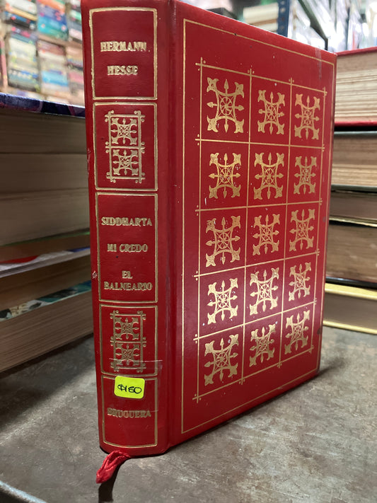 SIDDHARTA MI CREDO EL BALNEARIO POR HERMANN HESSE USADO NOVELAS ALDAMA
