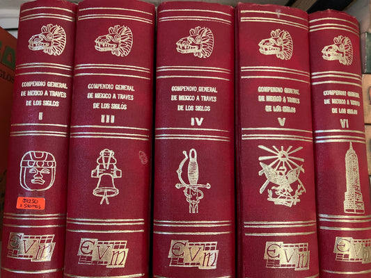 COMPENDIO GENERAL DE MÉXICO A TRAVÉS DE LOS SIGLOS POR AUTORES VARIOS USADO HISTORIA JUAREZ
