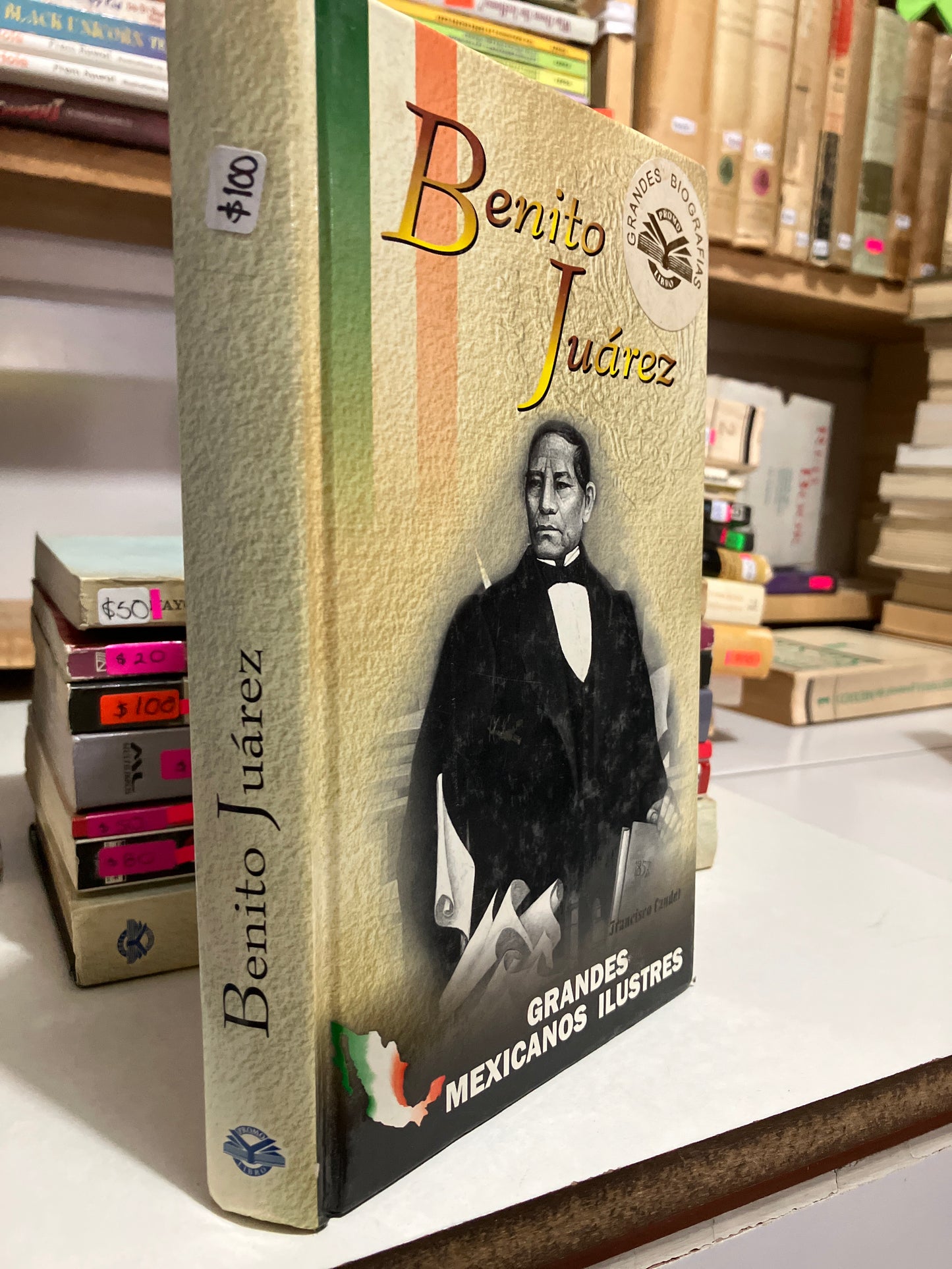 BENITO JUAREZ POR FRANCISCO CAUDET USADO HISTORIA JUAREZ
