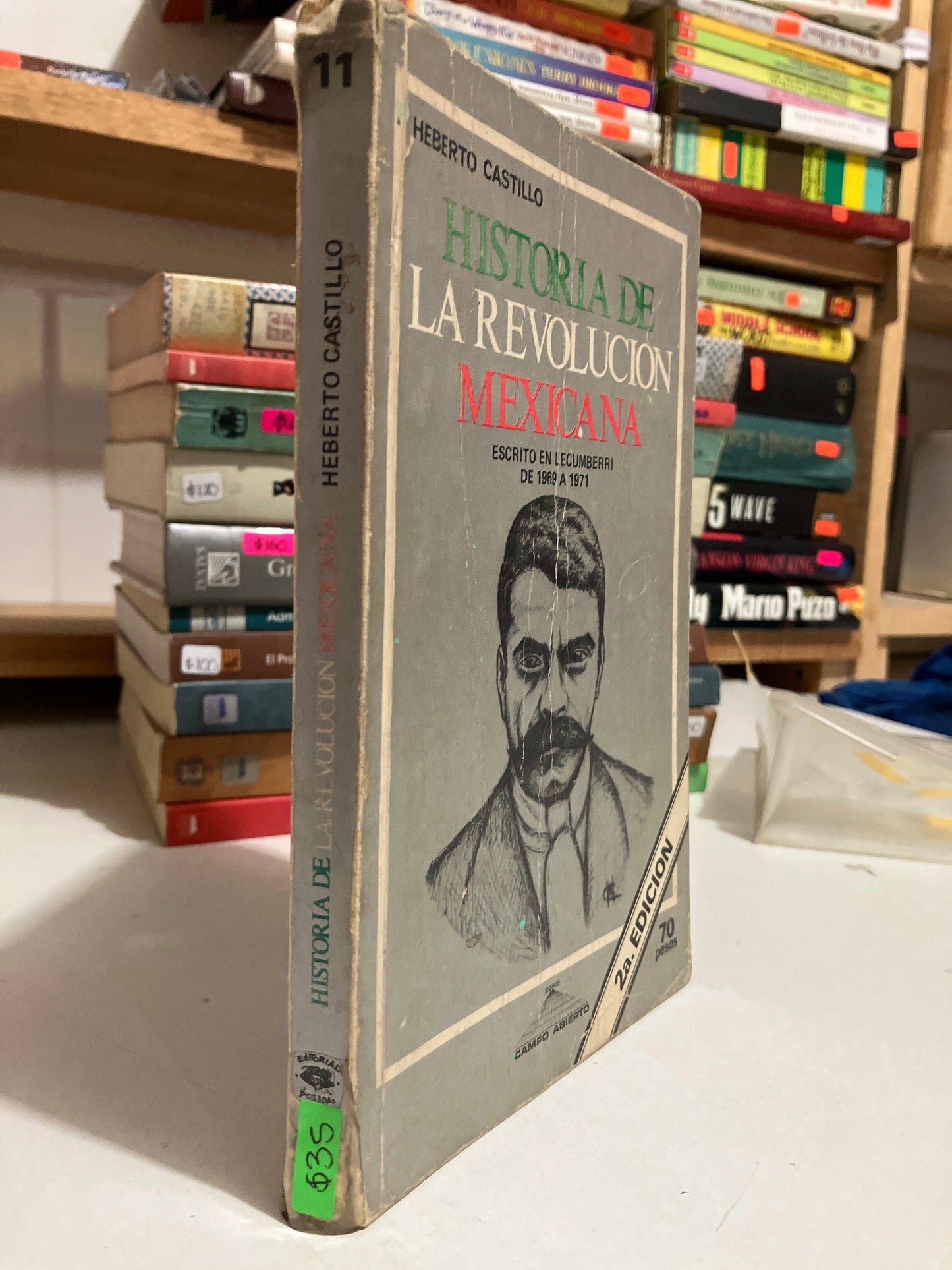 HISTORIA DE LA REVOLUCIÓN MEXICANA POR HEBERTO CASTILLO USADO HISTORIA JUAREZ