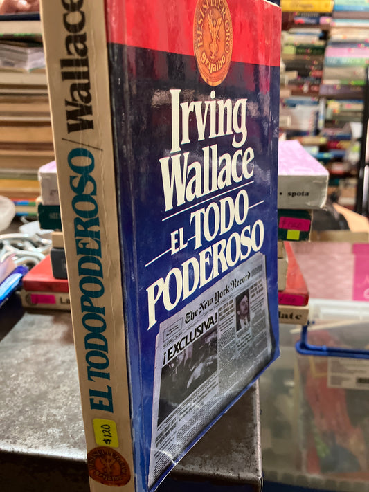 EL TODOPODEROSO POR IRVING WALLACE USADO NOVELAS ALDAMA