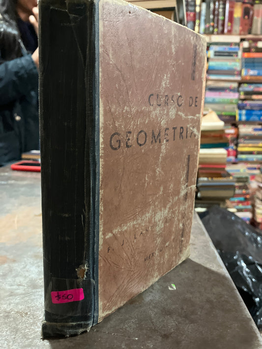 CURSO DE GEOMETRÍA POR F J LANDAVERDE USADO MATEMÁTICAS ALDAMA