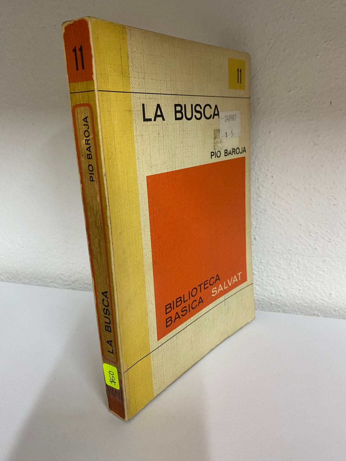 LA BUSCA PIO BAROJA USADO NOVELA JUAREZ 515