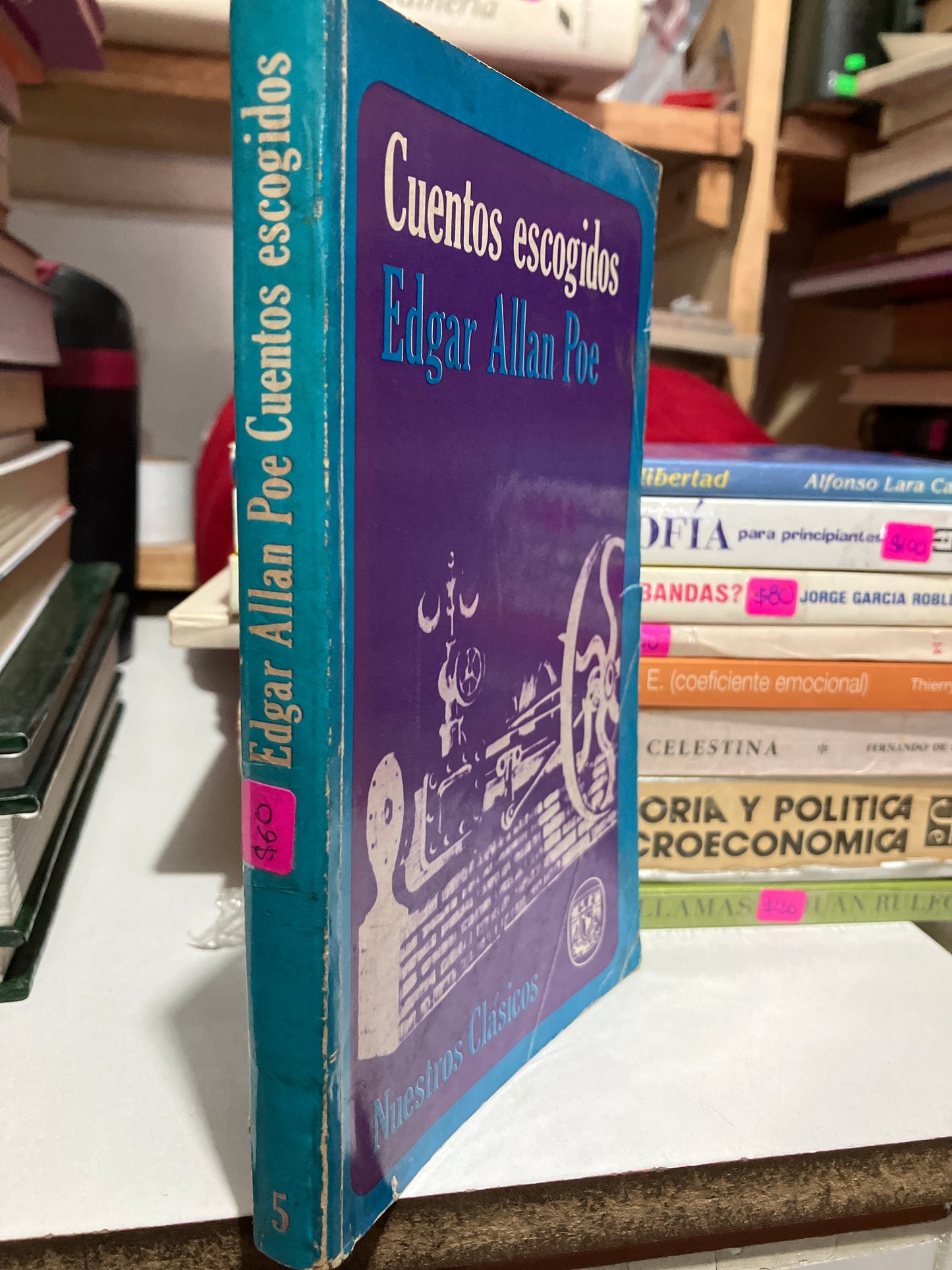 CUENTOS ESCOGIDOS POR EDGAR ALLAN POE USADO NOVELAS JUAREZ