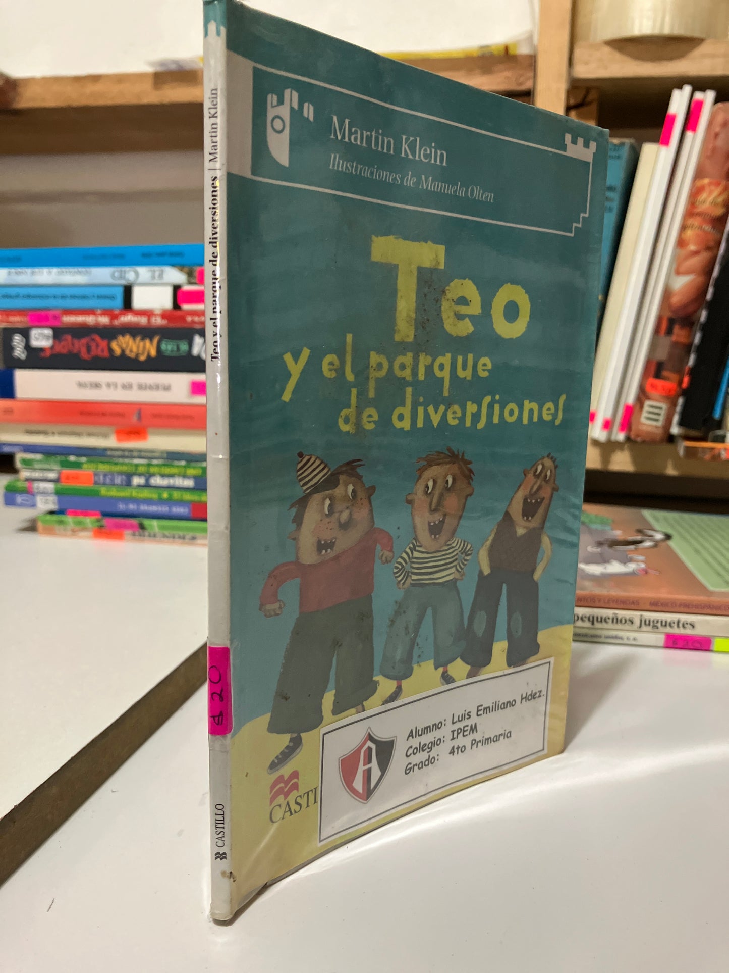TEO Y EL PARQUE DE DIVERSIONES POR MARTÍN KLEIN USADO INFANTILES JUAREZ