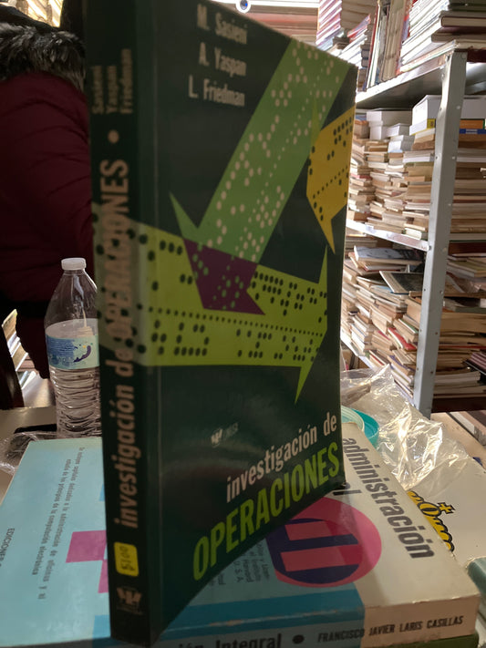 INVESTIGACIÓN DE OPERACIONES POR AUTORES VARIOS USADO ADMINISTRACIÓN LITERARIO 207