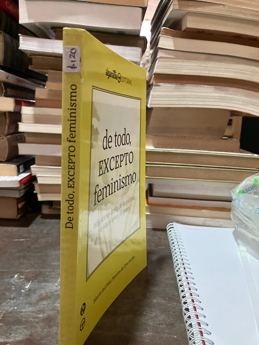 DE TODO EXCEPTO FEMINISMO POR MARIA DEL PILAR MONTES DE OCA USADO SOCIOLOGÍA ALDAMA