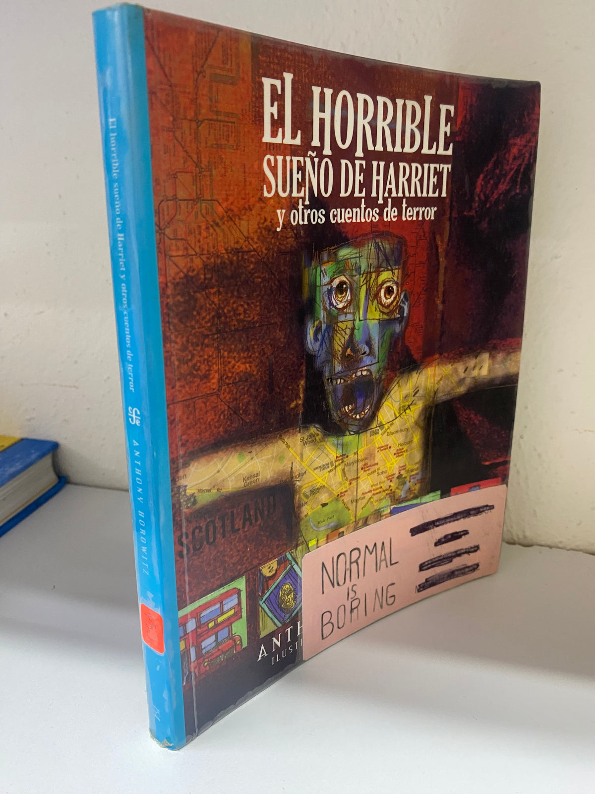 EL HORRIBLE SUEÑO DE HARRIET Y OTROS CUENTOS DE TERROR ANTHONY HOROWITZ USADO INFANTIL JUAREZ 515