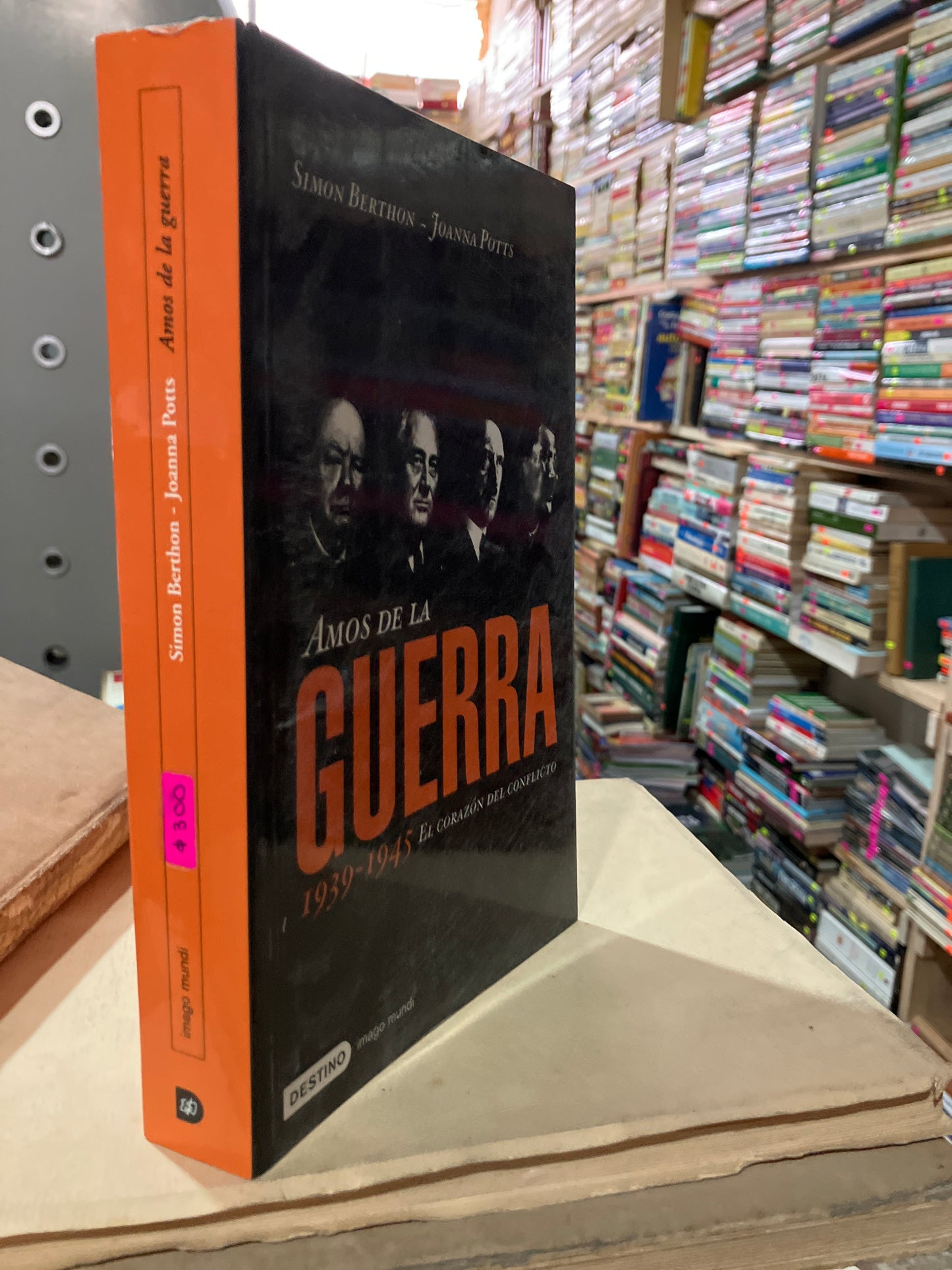 AMOS DE LA GUERRA POR SIMON BERTHON USADO HISTORIA ALDAMA