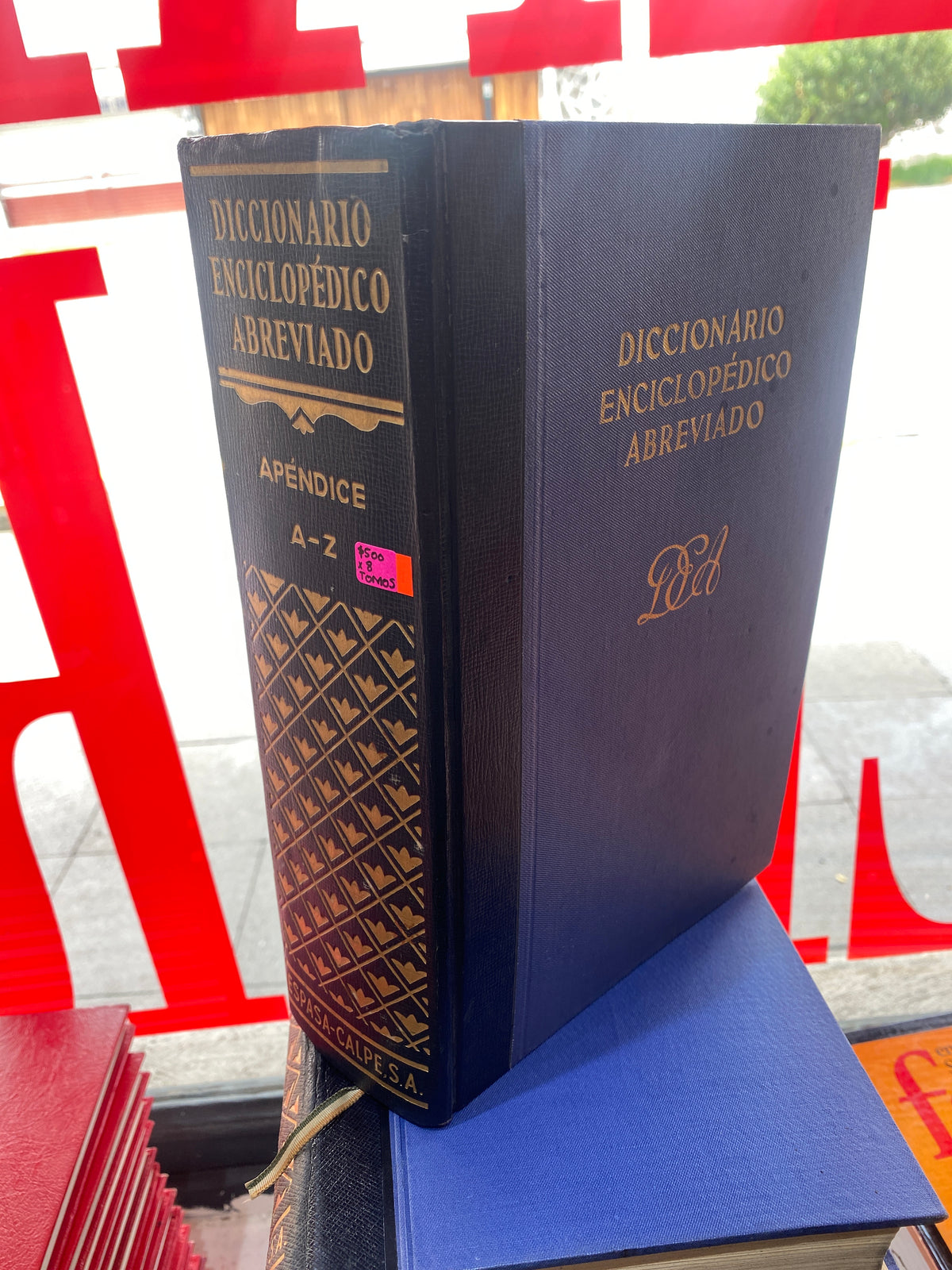 DICCIONARIO ENCICLOPEDICO ABREVIADO 8 PIEZAS USADO ARTE JUAREZ 515