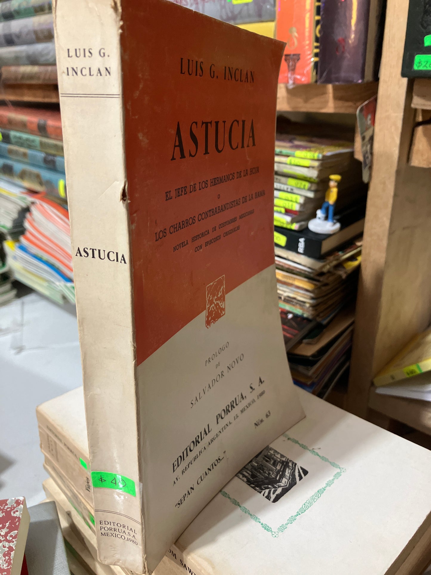 ASTUCIA POR LUIS G INCLAN USADO NOVELAS JUAREZ