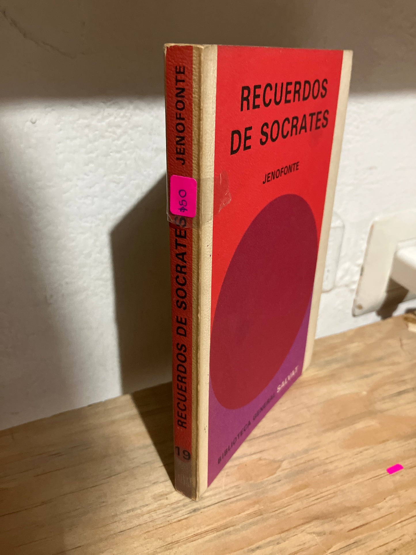 RECUERDOS DE SÓCRATES POR JENOFONTE USADO NOVELAS JUAREZ
